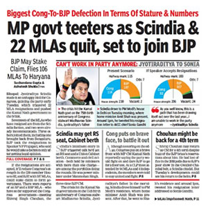 In 2020 (4), 22 (4) rebels in Congress defect to BJP!